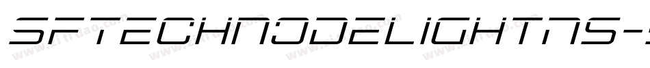 SfTechnodelightNs-5W9L字体转换