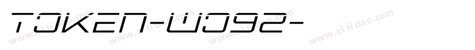 Token-wo92字体转换