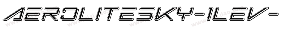 AeroliteSky-1lEv字体转换