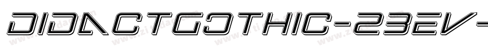 Didactgothic-23ev字体转换