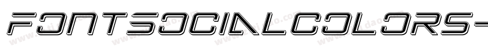FontSocialColors-5EEv字体转换