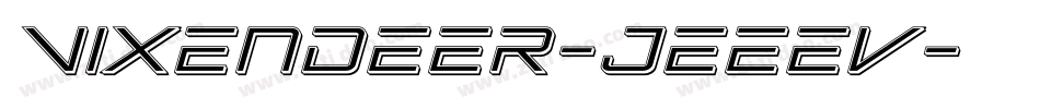 VixenDeer-jEEEv字体转换