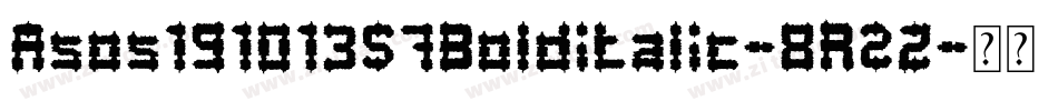 Asos19101357Bolditalic-8R2Z字体转换