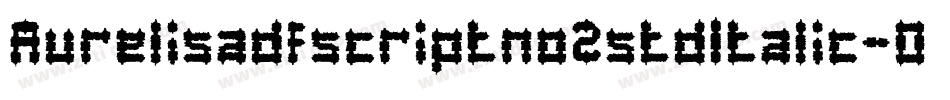 Aurelisadfscriptno2stdItalic-0G2z字体转换