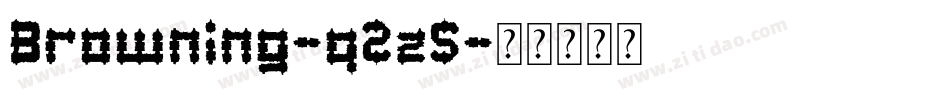 Browning-q2z5字体转换