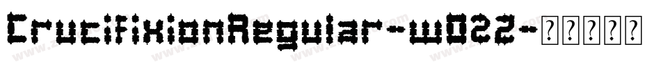 CrucifixionRegular-wO2Z字体转换