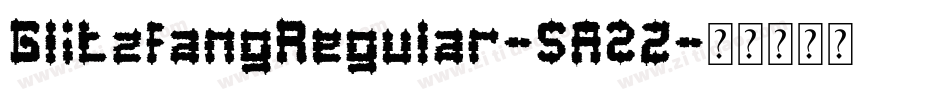 GlitzfangRegular-5A2Z字体转换