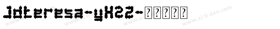Jdteresa-yX2Z字体转换