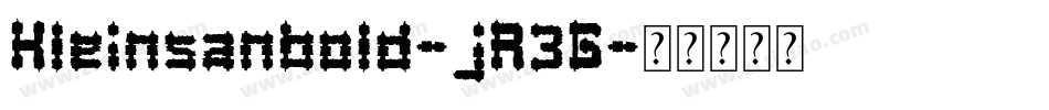 Kleinsanbold-jR3G字体转换