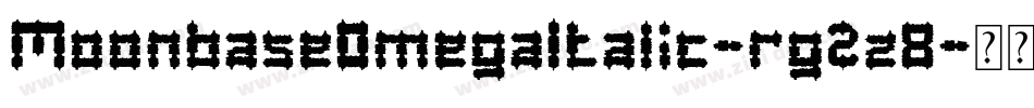 MoonbaseOmegaItalic-rg2z8字体转换