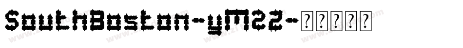 SouthBoston-yM2Z字体转换