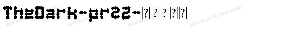 TheDark-pr2Z字体转换