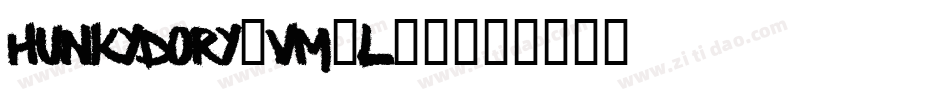 Hunkydory-vM7L-3字体转换