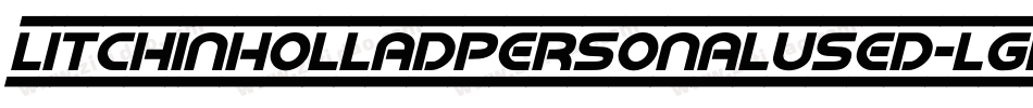 LitchInHolladPersonalUsed-lgPqd字体转换