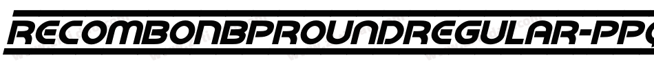 RecomboNbpRoundRegular-PPqd字体转换