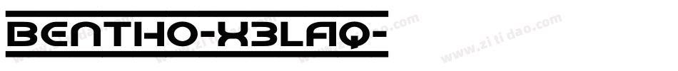Bentho-x3LAq字体转换