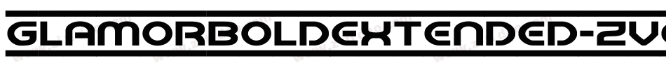 GlamorBoldextended-ZVEAq字体转换
