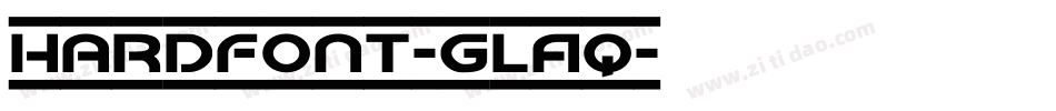 Hardfont-GlAq字体转换