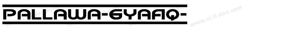 Pallawa-6YaAq字体转换