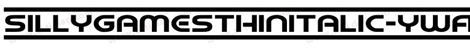 SillygamesThinitalic-YWAq字体转换