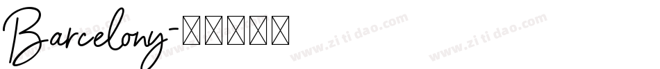 Barcelony字体转换