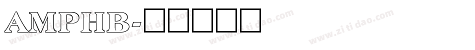 AMPHB字体转换