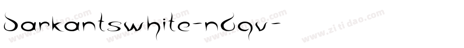 BarkantsWhite-nDqV字体转换