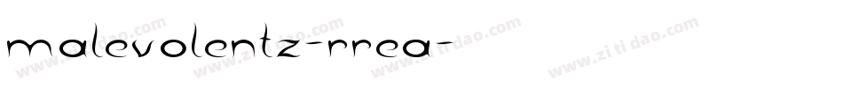 MalevolentZ-rReA字体转换
