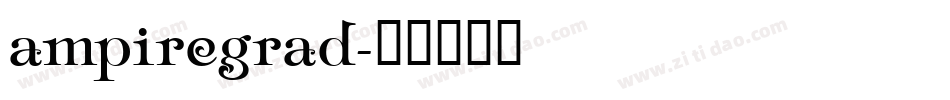 ampiregrad字体转换
