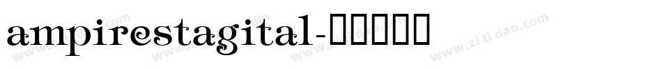 ampirestagital字体转换