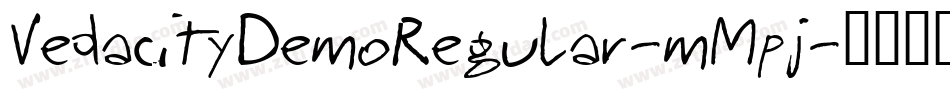 VedacityDemoRegular-mMpj字体转换 VedacityDemoRegular-mMpj字体转换