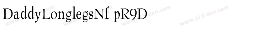DaddyLonglegsNf-pR9D字体转换