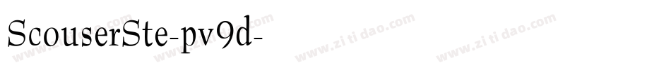 ScouserSte-pv9d字体转换