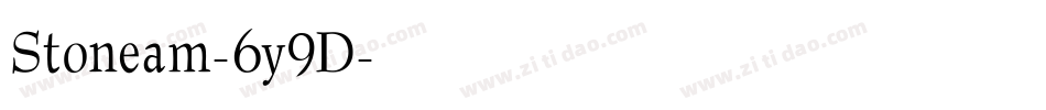 Stoneam-6y9D字体转换