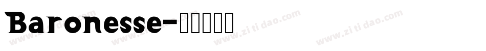 Baronesse字体转换