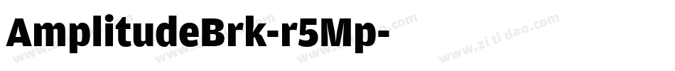 AmplitudeBrk-r5Mp字体转换