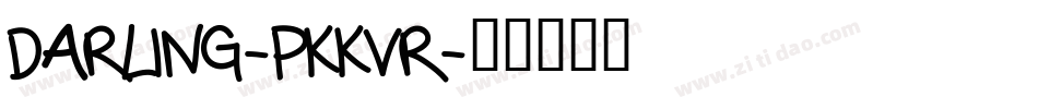 Darling-PKKVr字体转换