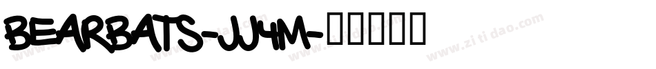 Bearbats-JJ4M字体转换 Bearbats-JJ4M字体转换