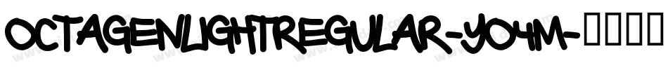 OctagenLightRegular-yo4m字体转换