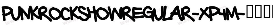 PunkrockshowRegular-xP4m字体转换