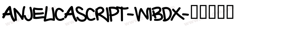 AnjelicaScript-w1Bdx字体转换