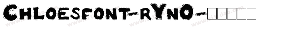Chloesfont-rYnO字体转换