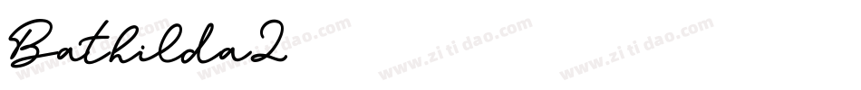 Bathilda-2字体转换
