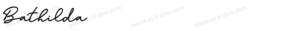 Bathilda字体转换