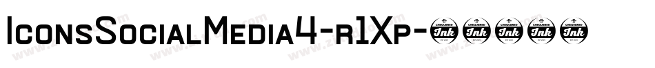 IconsSocialMedia4-r1Xp字体转换