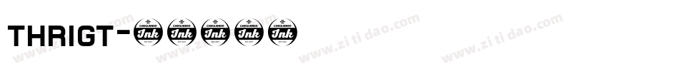 thrigt字体转换