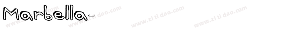 Marbella字体转换