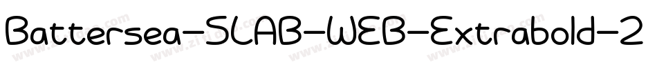 Battersea-SLAB-WEB-Extrabold-2字体转换