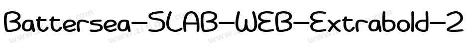 Battersea-SLAB-WEB-Extrabold-2字体转换