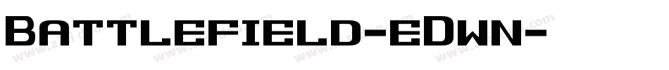 Battlefield-eDwn字体转换